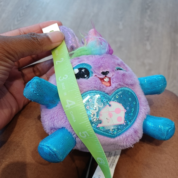 •Zuru Rainbocorns Purple Unicorn Bunny plush stuffed animal toy 4” - Picture 11 of 11